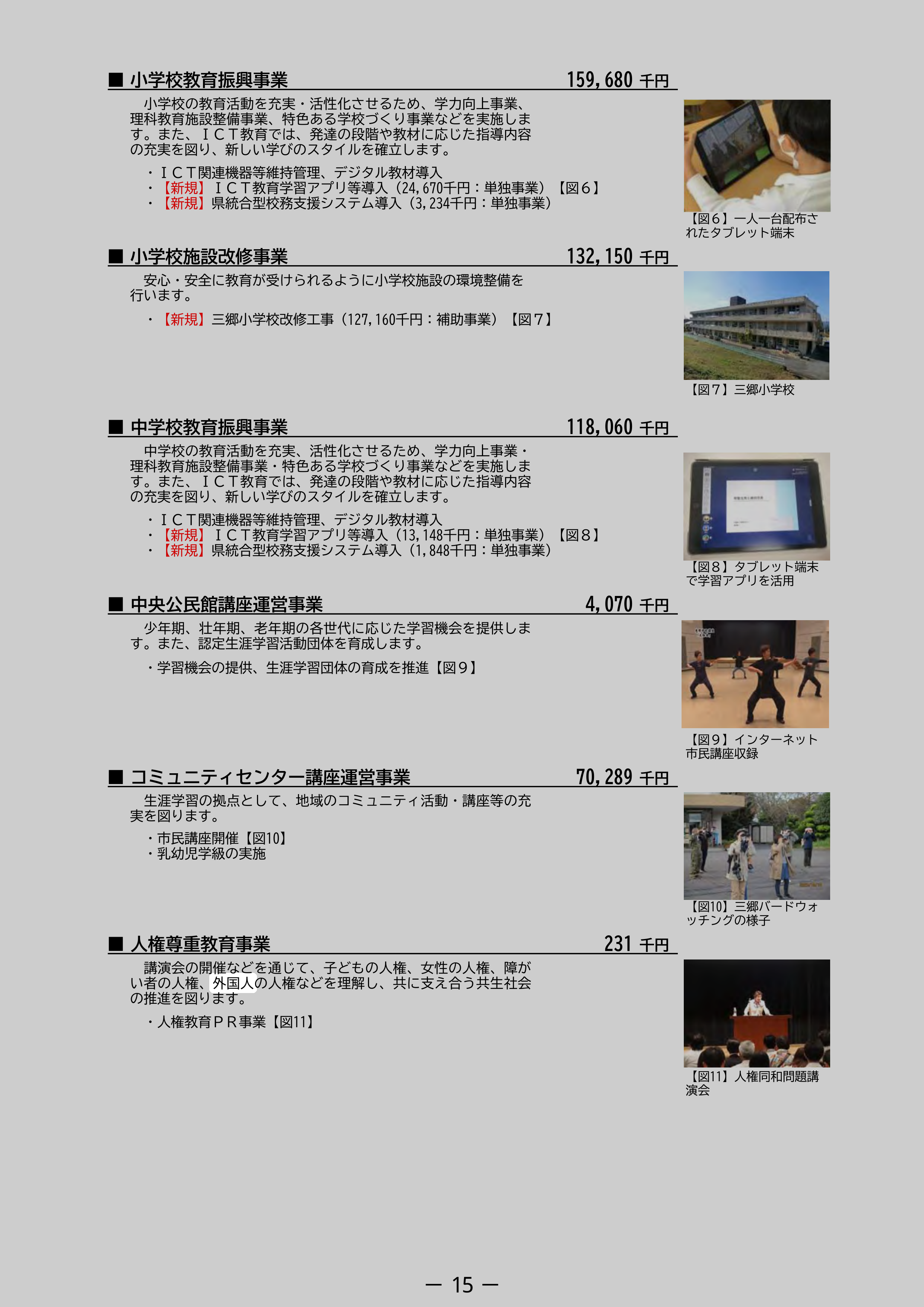 人権尊重教育事業のスクリーンショット